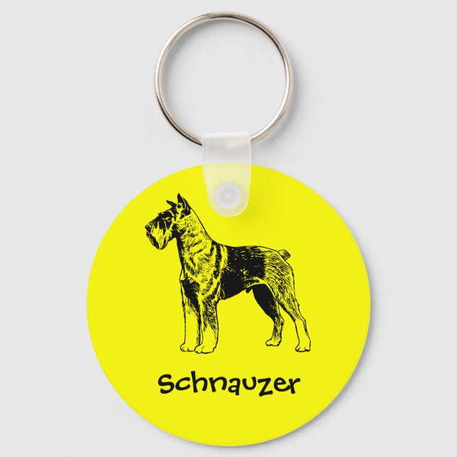 Llavero Schnauzer (Anverso)