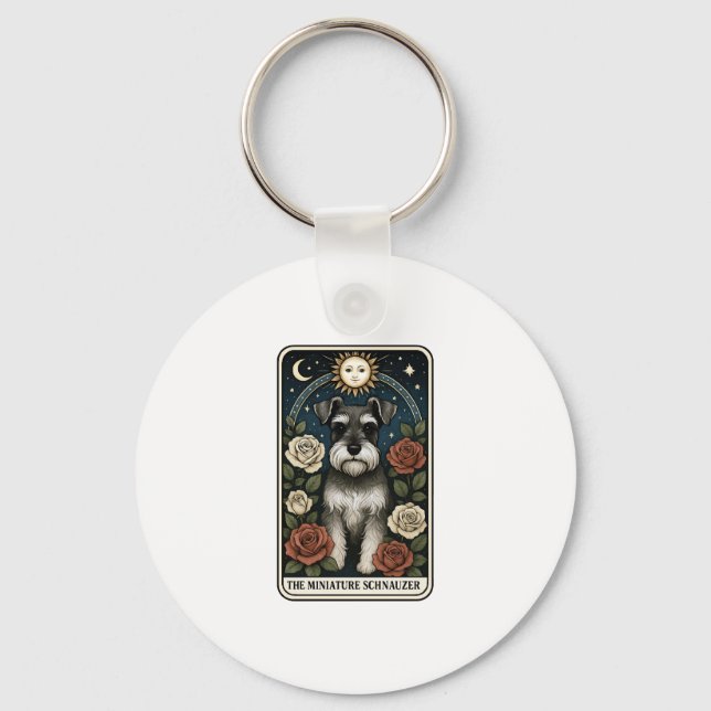 Llavero Schnauzer miniatura (Anverso)