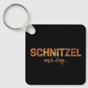 Llavero Schnitzel Cada Día Funny Cutlet Escalope Diseño