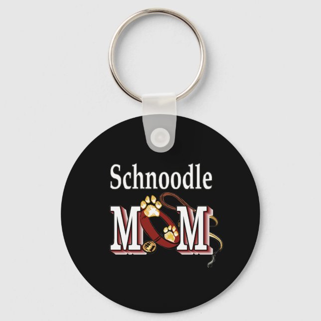 Llavero schnoodle mom Keychain (Anverso)