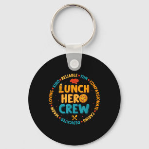 Llavero School Lunch Hero Squad Funny Cafeteria Workers Cr