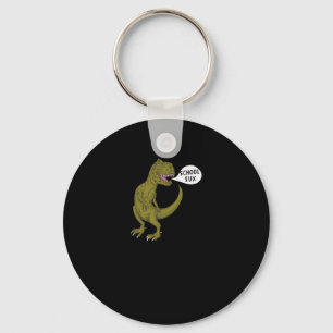 Llavero School Sux Funny Dinosaur T Rex Ilustracion Regalo