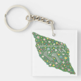 Llavero Schritt für Schritt zum Glück Schlüsselanhänger