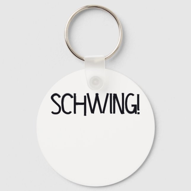 Llavero Schwing! por Chillee Wilson (Anverso)