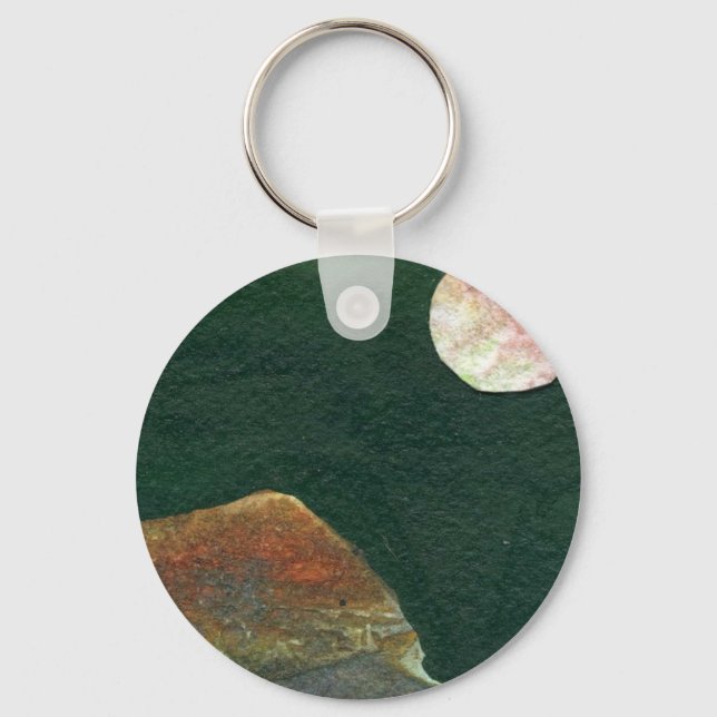 Llavero Sci-Fi - mundo del planeta del espacio alienígena  (Anverso)