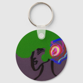 Llavero Sci-fi Seashell Creature Keychain