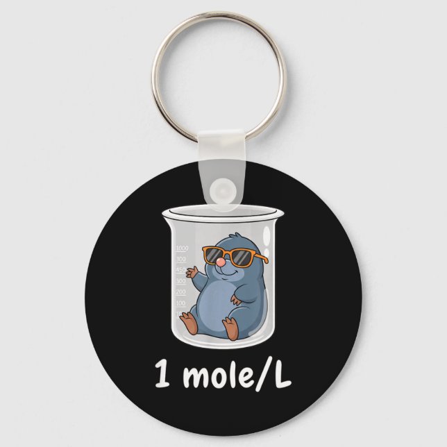Llavero Science &amp; Technology Funny Chemistry 1 Mole L  (Anverso)