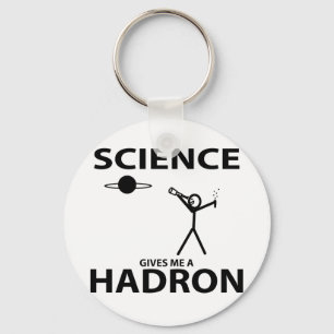 Llavero Science Gives Me a Hadron Stick Figure Nerd Gear