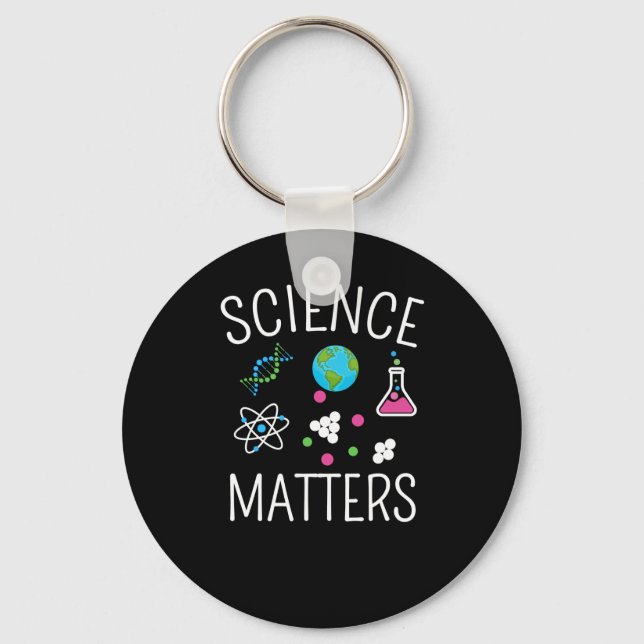 Llavero Science S - Funny Science Pun Pegatina1 (Anverso)