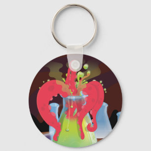 Llavero Scientific experiment flask Monster