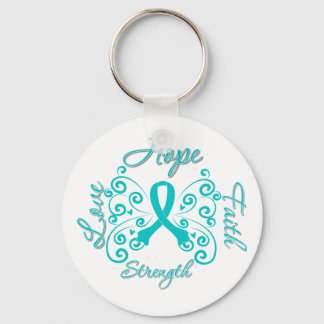 Llavero Scleroderma Hope Motto Mariposa