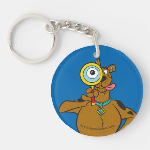 Llavero Scooby-Doo Con Vidrio De Aumento
