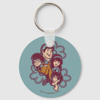 Llavero Scooby-Doo de flores paisas y la pandilla