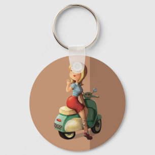Llavero Scooter Chica