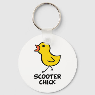 Llavero Scooter Chick Keychain