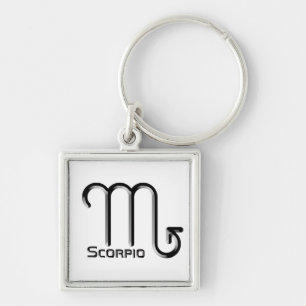 Llavero SCORPIO, Diseño Resumen del Rótulo Zodiaco,