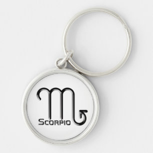 Llavero SCORPIO, Diseño Resumen del Rótulo Zodiaco,