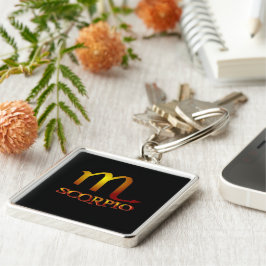 Llavero Scorpio Star Gold