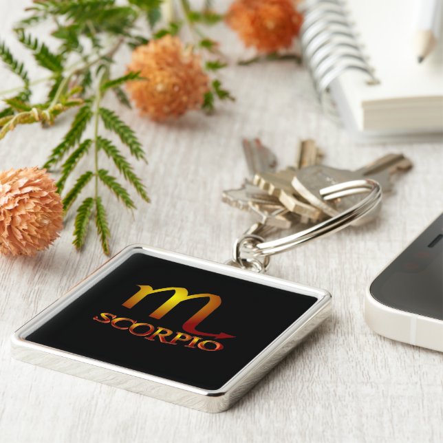 Llavero Scorpio Star Gold (Lado)