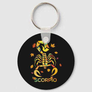 Llavero Scorpio Zodiac Fall Scorpion Cumpleaños