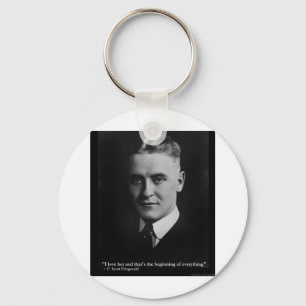 Llavero Scott Fitzgerald "Love/Beging" Cita Regalos Etc