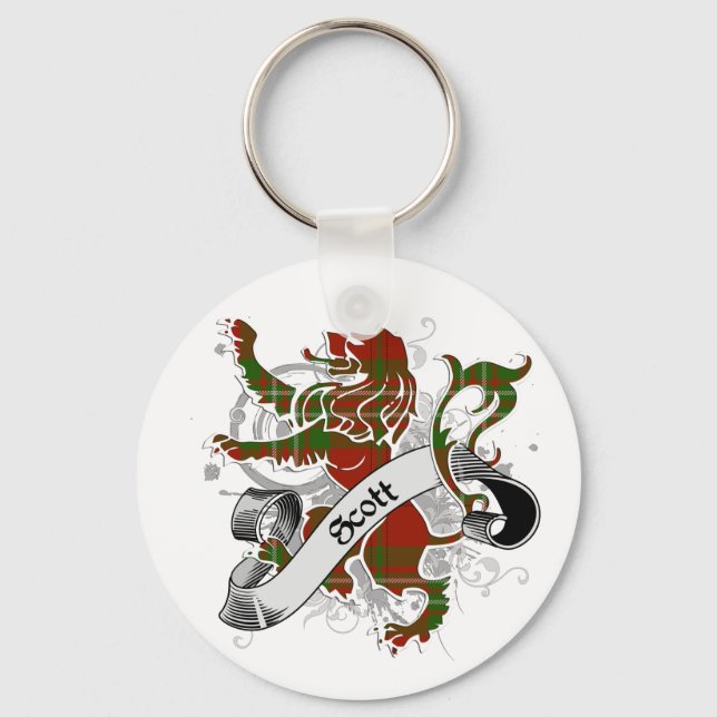 Llavero Scott Tartan Lion (Anverso)