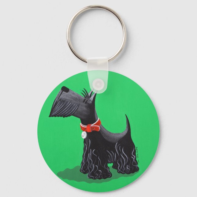 Llavero Scottish Terrier (Anverso)