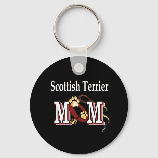 Llavero scottish terrier mamá Keychain (Anverso)