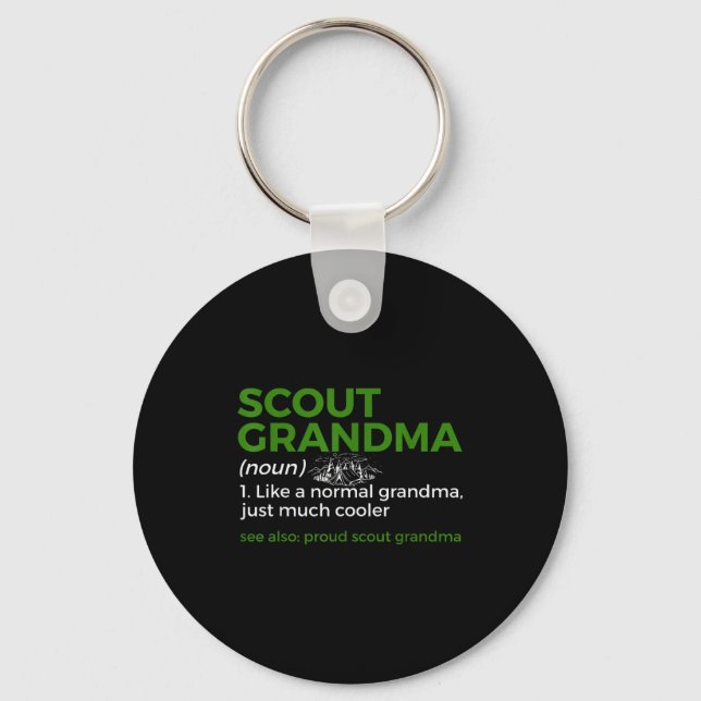 Llavero Scouting Funny Scout Grandma Definition Proud Scou (Anverso)