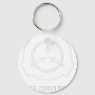 Llavero SCP: Seguro. Contener protección