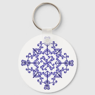 Llavero Scroll Motif Key Chain