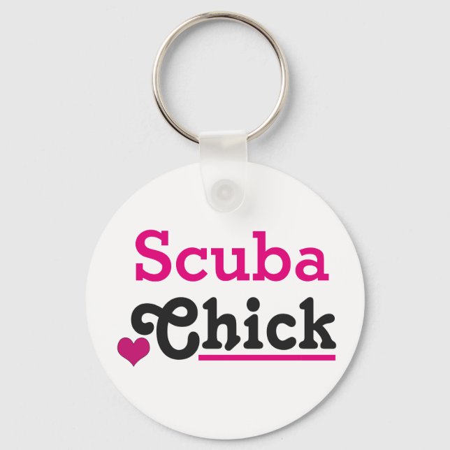 Llavero Scuba Chick (Anverso)
