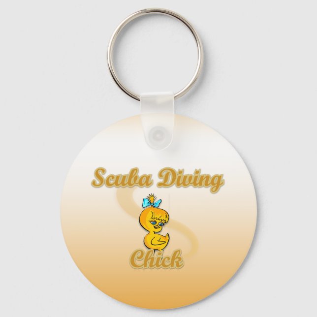 Llavero Scuba Diving Chick (Anverso)