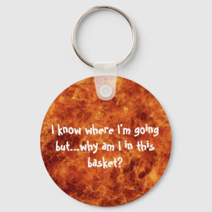 Llavero Sé adónde voy a ir Keychain