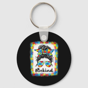 Llavero Sé amable de la conciencia sobre el autismo Chicas