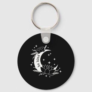 Llavero Sé Amable Luna y Flor de Loto de Yoga Meditación