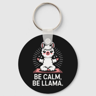 Llavero Sé Calmado Sé Llama Meditación Yoga _2 