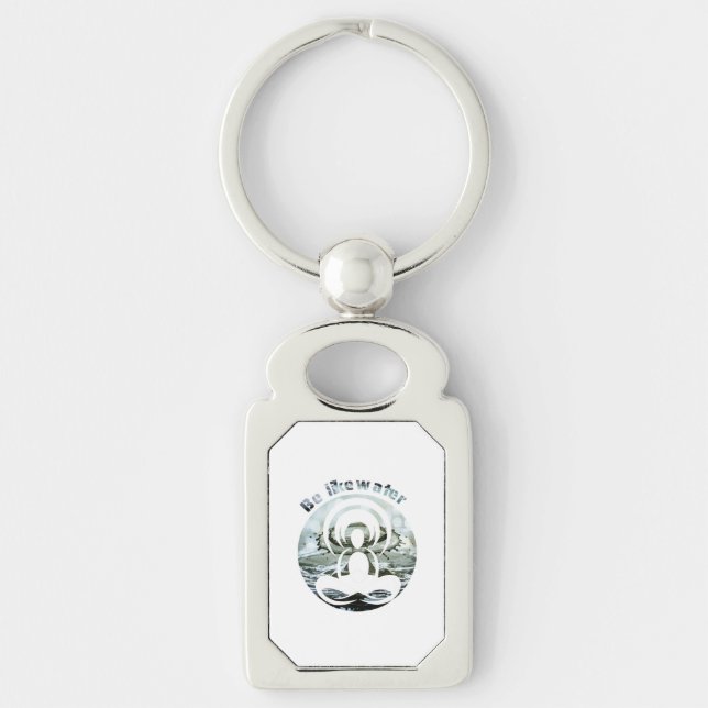 Llavero Sé como agua todos los días zen (Anverso)