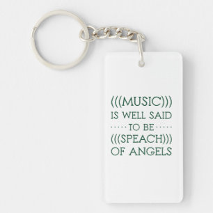 Llavero Se Dice Que La Música Es De Ángeles.