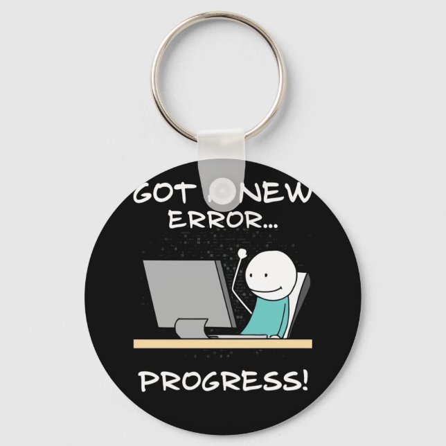 Llavero Se Ha Producido Un Nuevo Error, ¡Progreso! Gracios (Anverso)