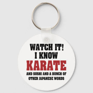 Llavero ¡Sé Karate! Y Sushi Y Otras Palabras Japonesas