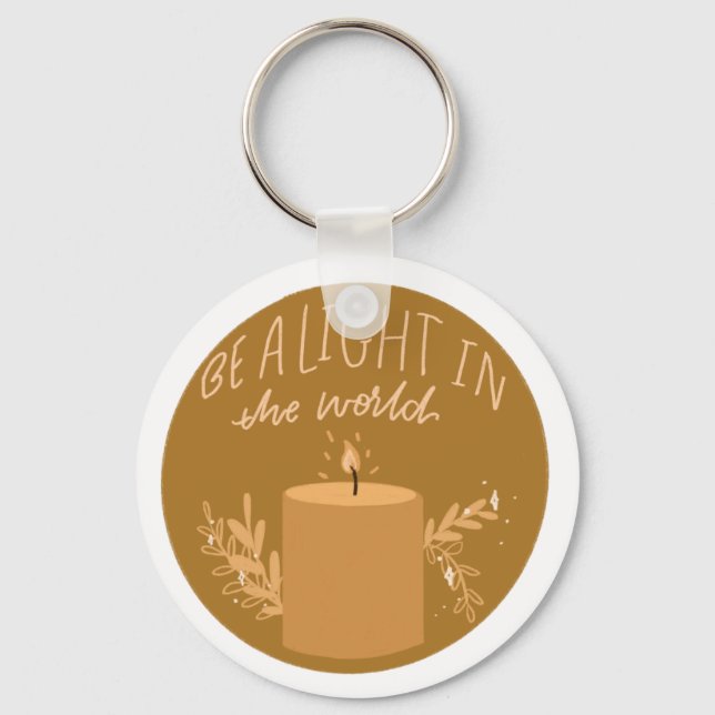 Llavero Sé la luz del mundo (Anverso)