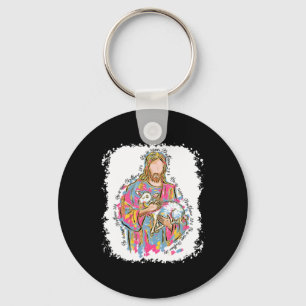 Llavero Se Levanta Jesús Y Cordero Dios Feliz Pascua Crist