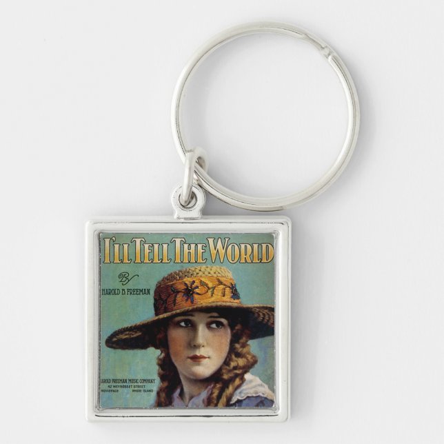 Llavero Se lo diré al mundo (Frente)