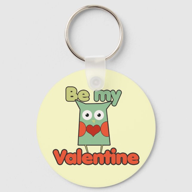 Llavero Sé mi búho Valentine (Anverso)