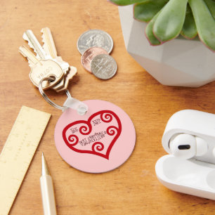Llavero Sé mi corazón de San Valentín