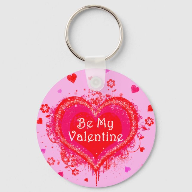 Llavero Sé mi Valentín (Anverso)