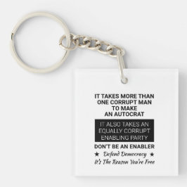 Llavero Se Necesita Más De Un Hombre Para Hacer Un Autocra