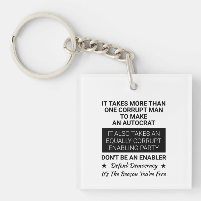 Llavero Se Necesita Más De Un Hombre Para Hacer Un Autocra (Frente)