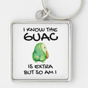 Llavero Sé Que El Guac Es Extra Pero También Lo Soy